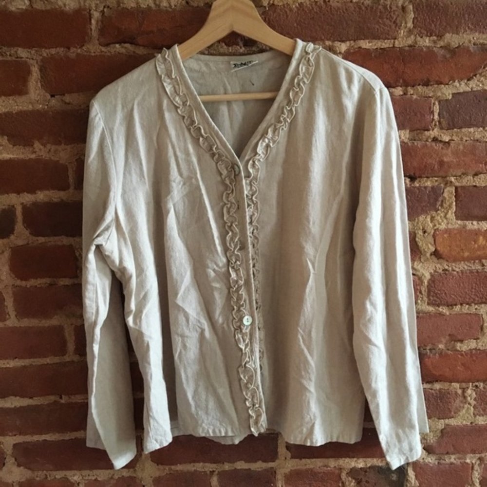 Neil & David Iced Tea VTG  Button Up Top